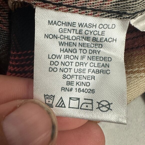 Tailor Vintage LuxePerformance Mens Plaid Shirt Moisture Wicking Stretch Size S - Picture 7 of 8